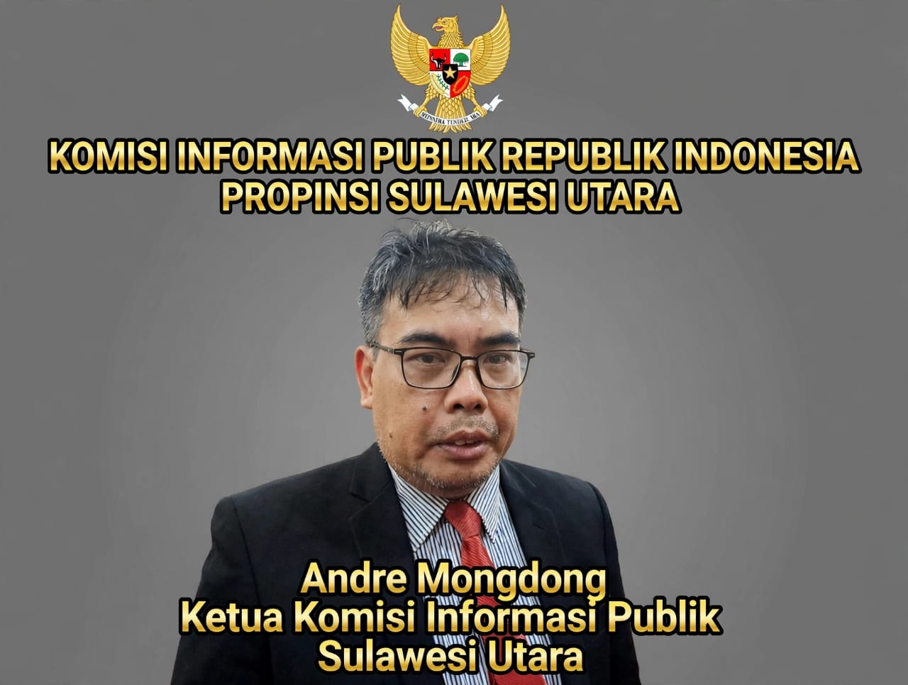 Ketua Komisi Informasi Sulut, Andre Mongdong