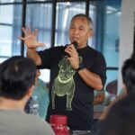 Pangdam XIII Merrdeka saat Coffee Morning bersama insan pers di Kopi Billy, Kawasan Megamas, Kota Manado, (Foto Ist)