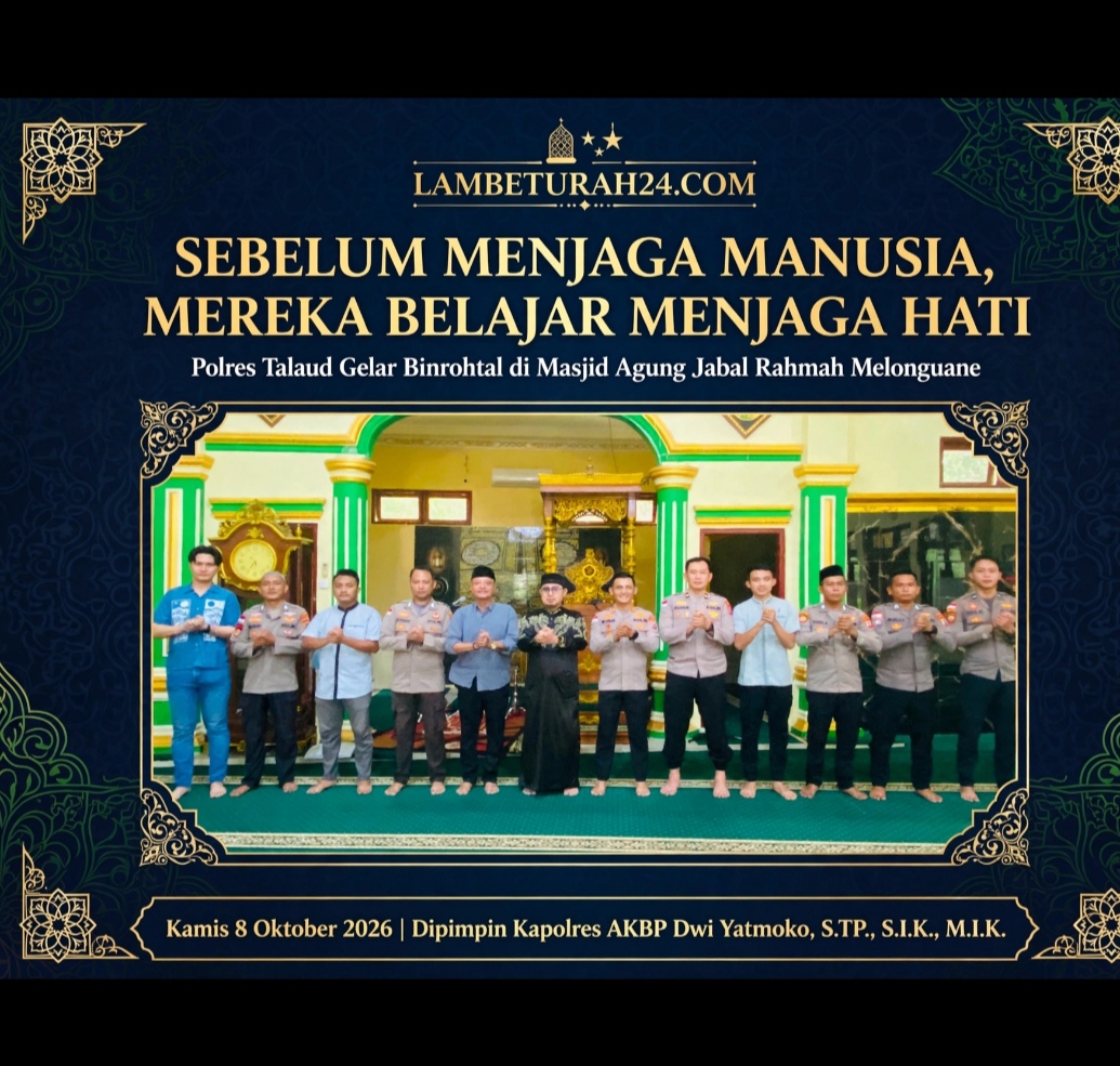 Polres Talaud Bina Rohani